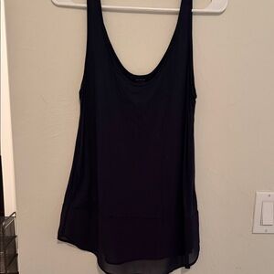 Ann Taylor Navy Sleeveless Top